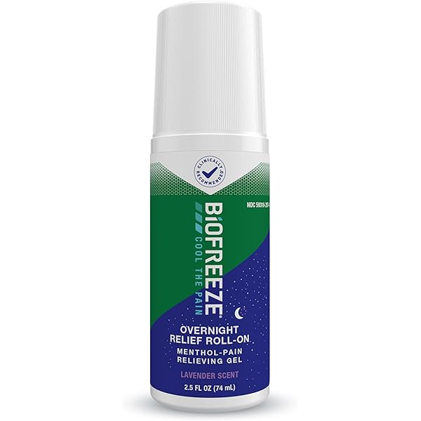 Amazon.com: Biofreeze 13451 滾珠舒緩疼痛凝膠,2.5 液體盎司(約